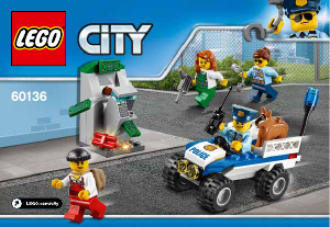 Manual Lego set 60136 City Police starter set