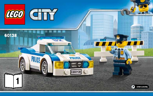 Bedienungsanleitung Lego set 60138 City Rasante Verfolgungsjagd