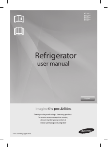 Manual de uso Samsung RT35FBAHDSL Frigorífico combinado