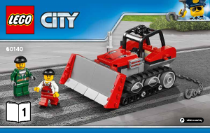 Manuale Lego set 60140 City Rapina con il bulldozer