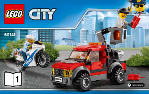 Kullanım kılavuzu Lego set 60141 City Polis merkezi
