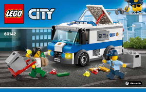 Manual Lego set 60142 City Money transporter
