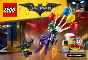 Manual Lego set 70900 Batman Movie Evadarea lui Joker cu balonul