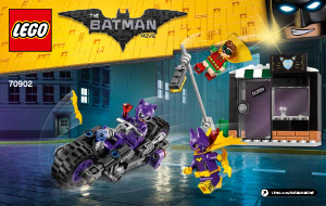 Manual Lego set 70902 Batman Movie Catwoman si urmarirea in Catcycle