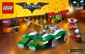 Manual Lego set 70903 Batman Movie Masina enigmatica de curse Riddler