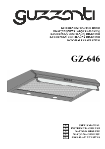 Manual Guzzanti GZ 646S Cooker Hood