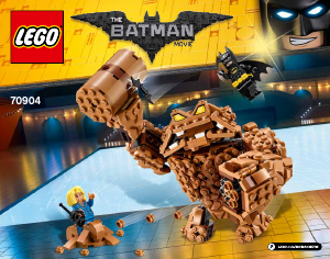 Bruksanvisning Lego set 70904 Batman Movie Clayfaces leireangrep