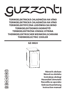 Manual Guzzanti GZ 0824 Wine Cabinet