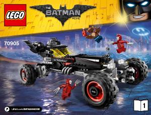 Manual Lego set 70905 Batman Movie Batmobilul