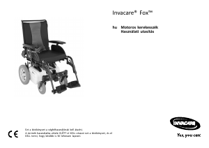 Használati útmutató Invacare Fox Elektromos kerekesszék