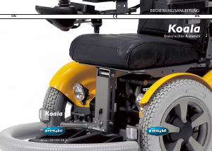Bedienungsanleitung Permobil Koala Elektrorollstuhl