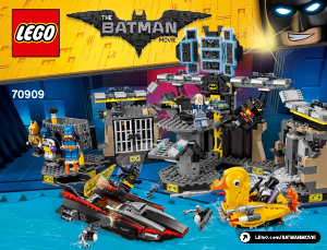 Kullanım kılavuzu Lego set 70909 Batman Movie Batcave saldırısı