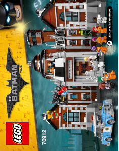 Manual Lego set 70912 Batman Movie Arkham asylum