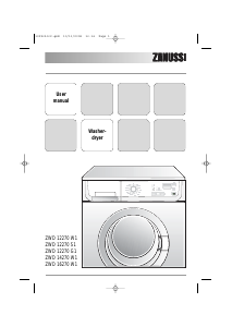 Bruksanvisning Zanussi ZWD12270G1 Kombinerad tvätt-tork