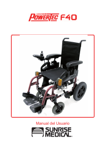 Manual de uso PowerTec F40 Silla de ruedas eléctrica