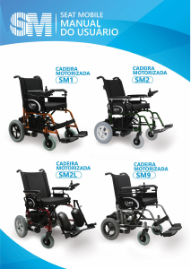 Manual Seat Mobile SM9 Cadeira de rodas elétrica