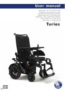 Handleiding Vermeiren Turios Elektrische rolstoel