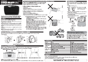 Manual Yamasa PZ-271 Power-Walker Lite Step Counter