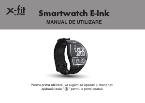 Manual X-Fit E-Ink Ceas de sport