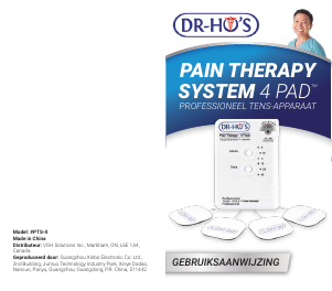 Handleiding Dr. Ho's PTS-II TENS-apparaat