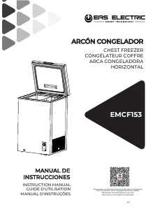 Mode d’emploi EAS Electric EMCF153 Congélateur