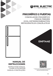 Mode d’emploi EAS Electric EMF144E Réfrigérateur combiné