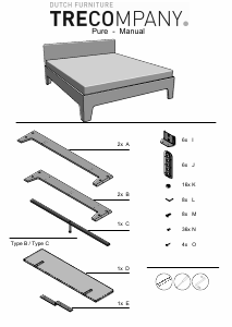 Manual Wehkamp Next Estrutura de cama