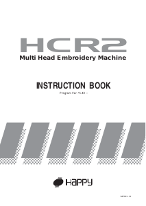 Handleiding Happy HRC2-1504 Borduurmachine