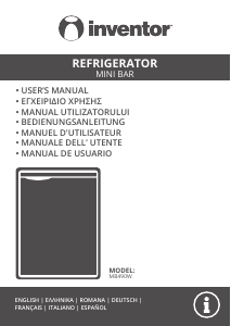 Bedienungsanleitung Inventor MB490W Kühlschrank