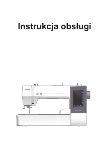 Instrukcja Janome Memory Craft 550E Maszyna do szycia