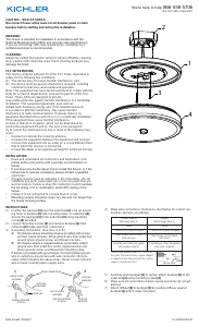 Mode d’emploi Kichler 11302NILED Pira Lampe