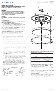 Handleiding Kichler 10788NILED Avon Lamp