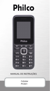 Manual Philco PCE01 Telefone celular