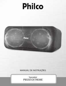 Manual Philco PBS50 Altifalante
