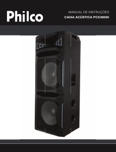 Manual Philco PCX120 Altifalante