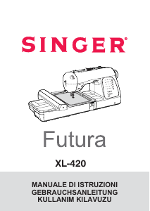 Manuale Singer Futura XL-420 Macchina per cucire