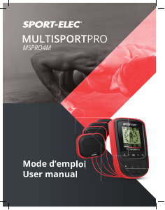 Használati útmutató Sport-Elec MSPRO4M Elektrostimulátor