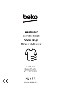 Handleiding BEKO DC7230BX1 Wasdroger