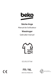 Handleiding BEKO DCU9123TXW Wasdroger