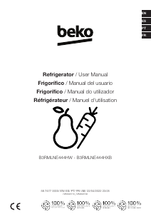 Manual de uso BEKO B3RMLNE444HW Frigorífico combinado