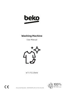 Handleiding BEKO WTV7611BWW Wasmachine