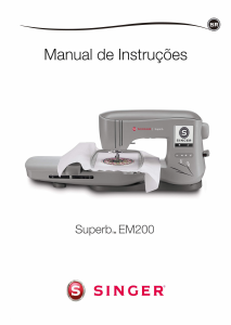 Manual Singer EM200 Superb Máquina de bordar