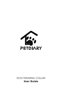 Manual Petdiary T720 Electronic Collar
