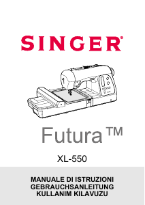 Manuale Singer Futura XL-550 Macchina per cucire