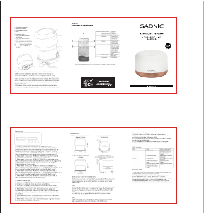 Manual de uso Gadnic DIFU0002 Difusor de aroma