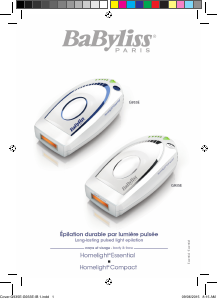 Kullanım kılavuzu BaByliss Homelight Essential G933E IPL Cihazı