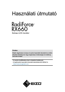 Használati útmutató Eizo RadiForce RX660 LCD-monitor