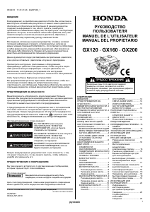 Руководство Honda GX200 Двигатель