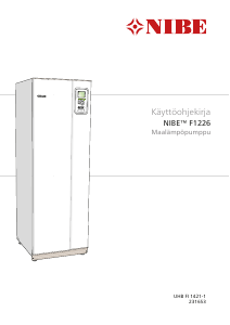 Käyttöohje Nibe F1226 Lämpöpumppu