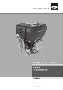 Manual Hatz 1B40 Engine